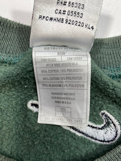 90’s NIKE Front Logo Made in USA Vintage Sweat-Shirt / 4911