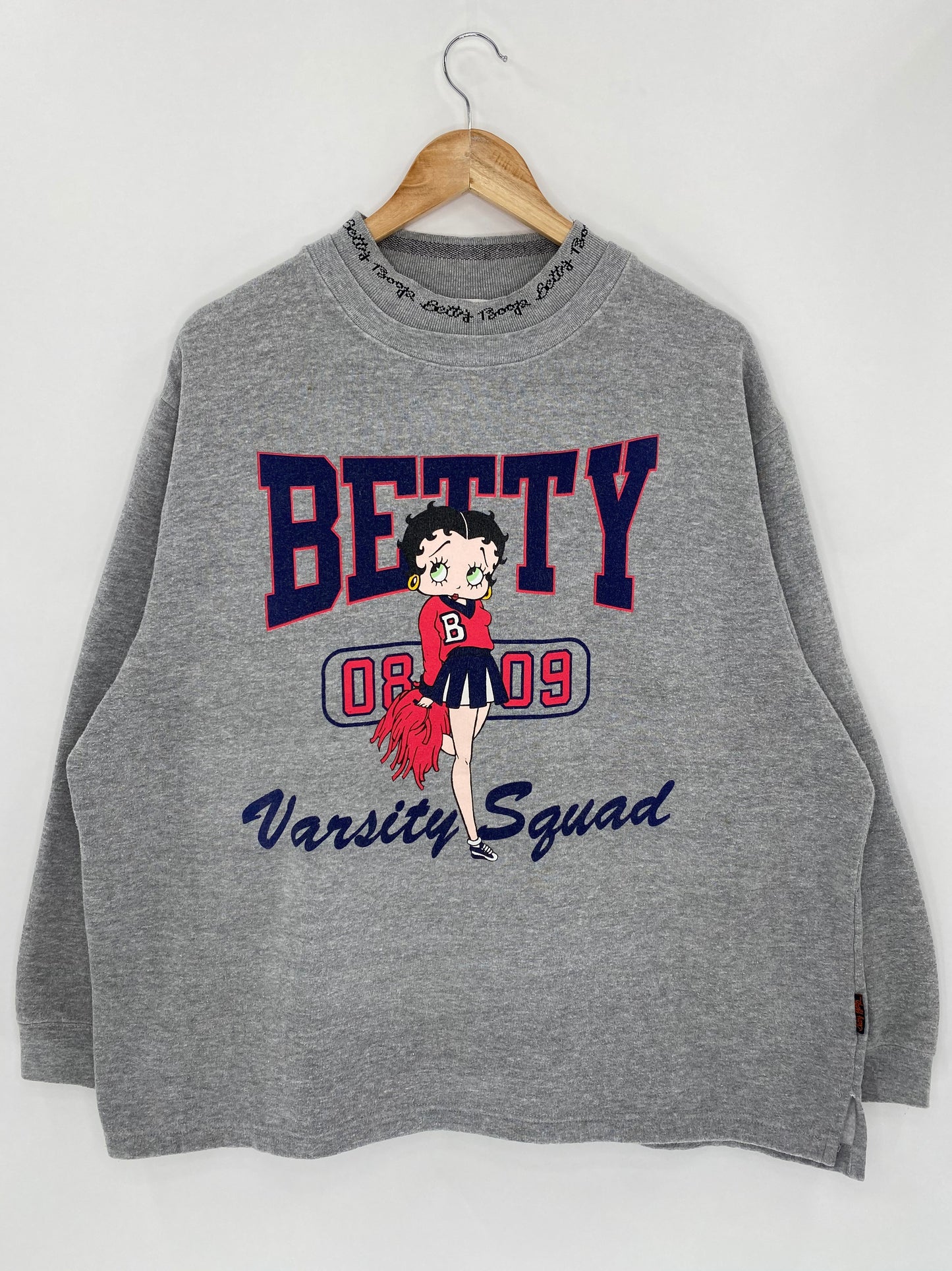 2002 Betty Ladies Size Approx.XXL (Men’s XL) Vintage Sweat-Shirt / 5634