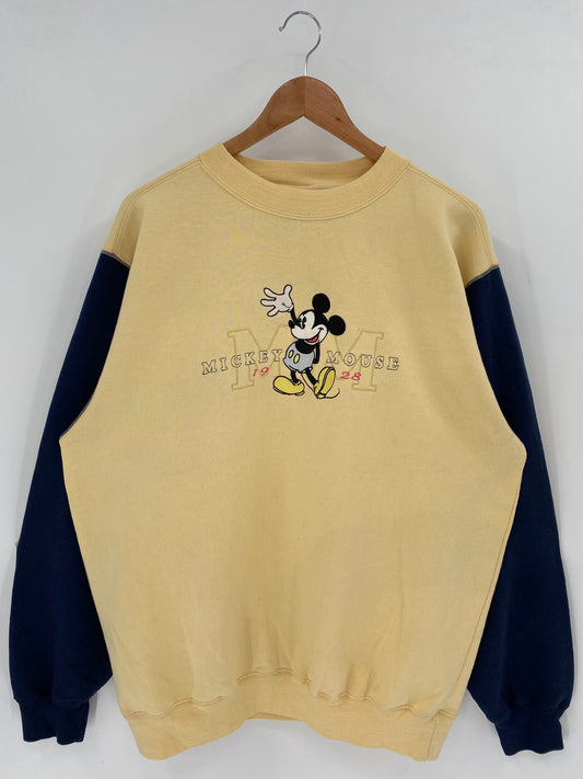 90's DISNEY MICKEY Size XL Vintage Sweat-shirt / A5581