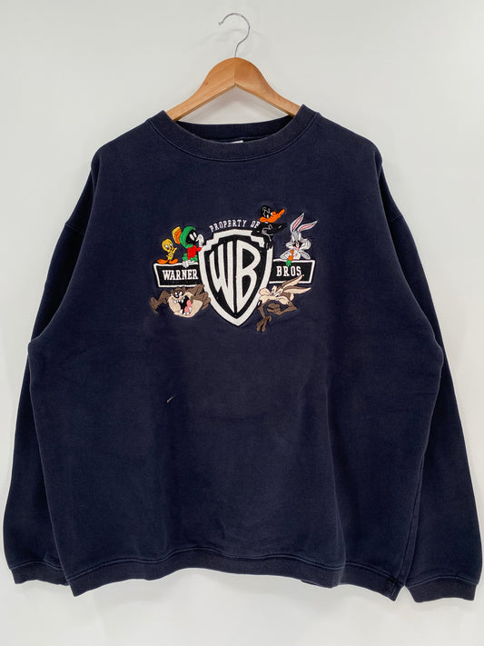 1999' LOONEY TUNES Size L Vintage Sweat-Shirts / k1419