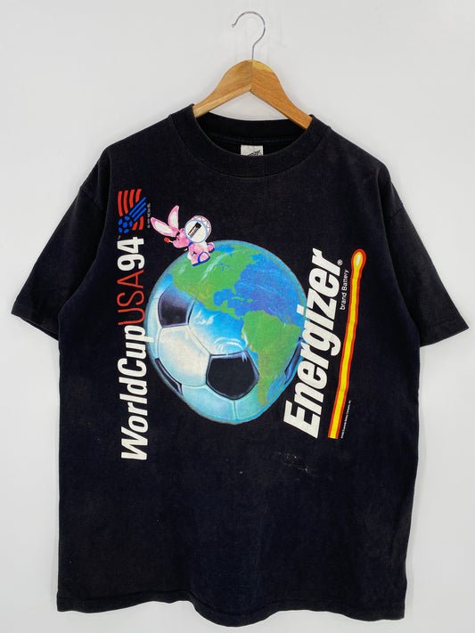 1994 USA WORLD CUP x Energizer  Made in USA Size One Size Approx. XL Vintage Sweat-shirt / 8143