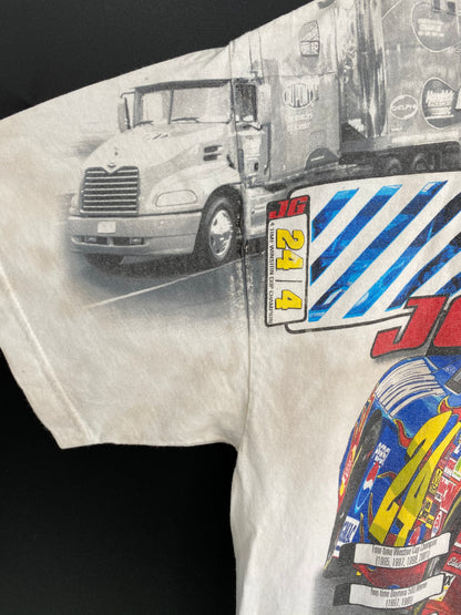 2004 JEFF GORDON Size L Vintage Racing T-Shirt / 9124