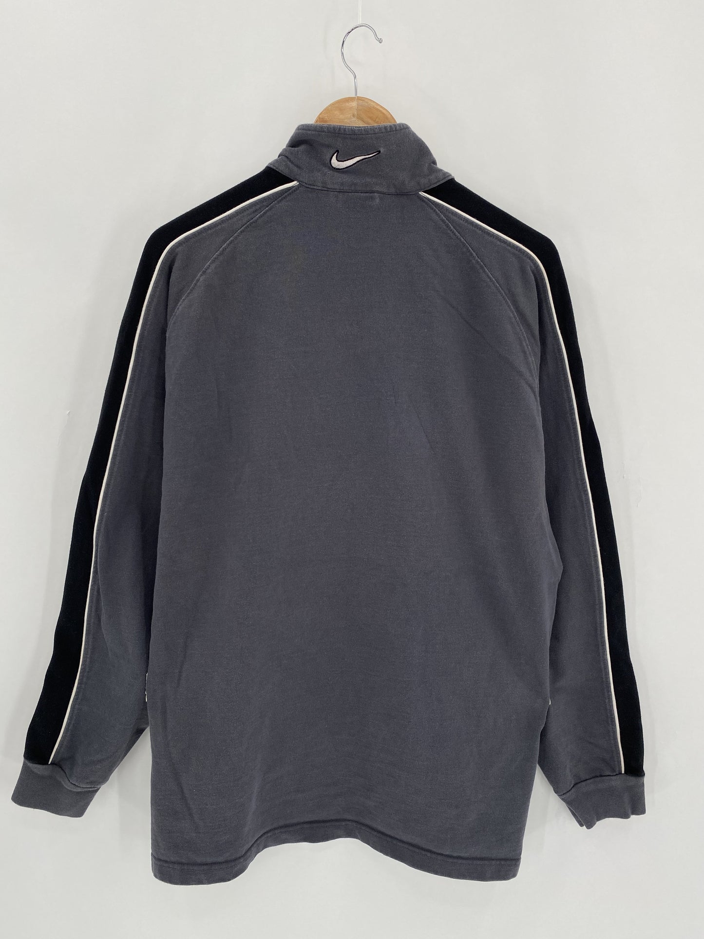 90’s NIKE Size XL Vintage Half-Zip Sweat-Shirt  / K5608