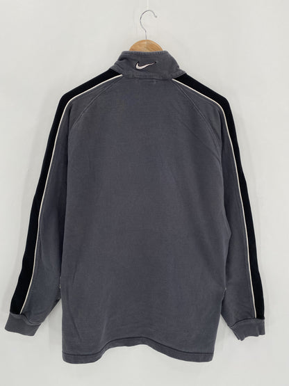 90’s NIKE Size XL Vintage Half-Zip Sweat-Shirt  / K5608