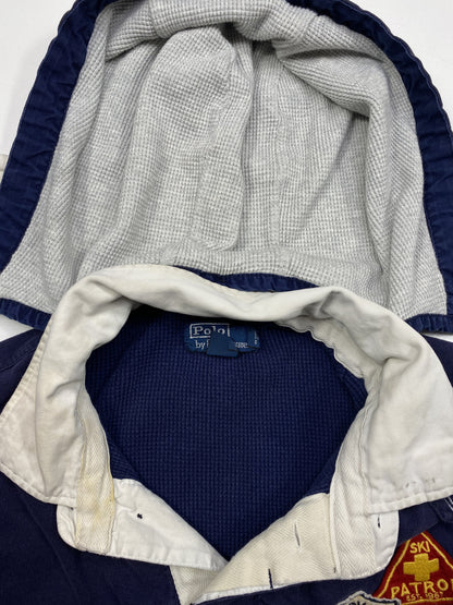 90's POLO RALPH LAUREN Size XL Hoodie Rugby Sweat-Shirt / A7412