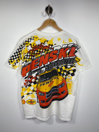 Vintage Racing KURT BUSCH 22 Size Approx. M T-Shirt / 5249