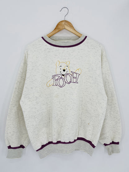 90’s DISNEY WINNIE THE POOH Size L Vintage Sweat-Shirt / K4677