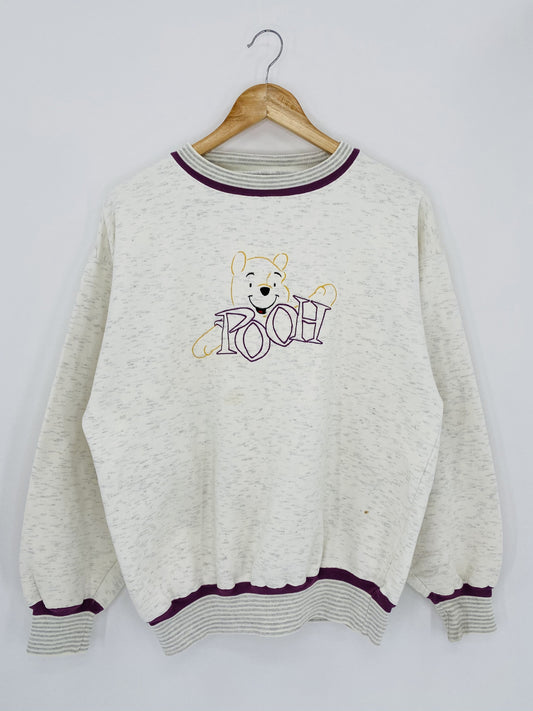 90’s DISNEY WINNIE THE POOH Size L Vintage Sweat-Shirt / K4677