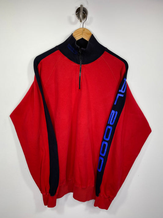 Vintage Polo Ralph Lauren Size L Vintage Half-zip Sweat-Shirt / 5246