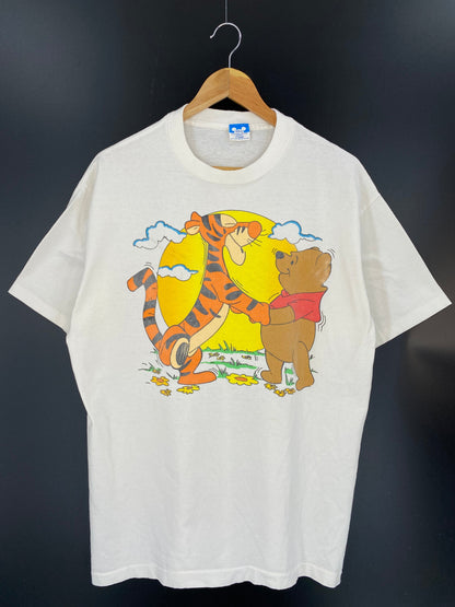 90’s DISNEY POOH TIGGER Size XL Vintage T-Shirt / K7951