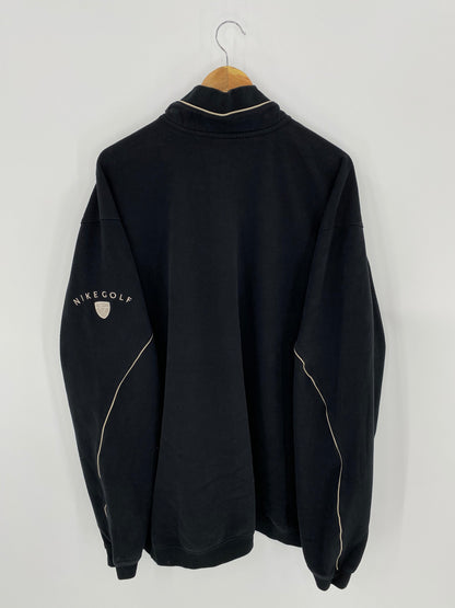 Vintage NIKE GOLF Size XXL Half-zip Sweat-shirt / A9440