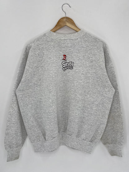 90’s THE CAT IN THE HAT Made in USA Size L Vintage Sweat-Shirt / K4860