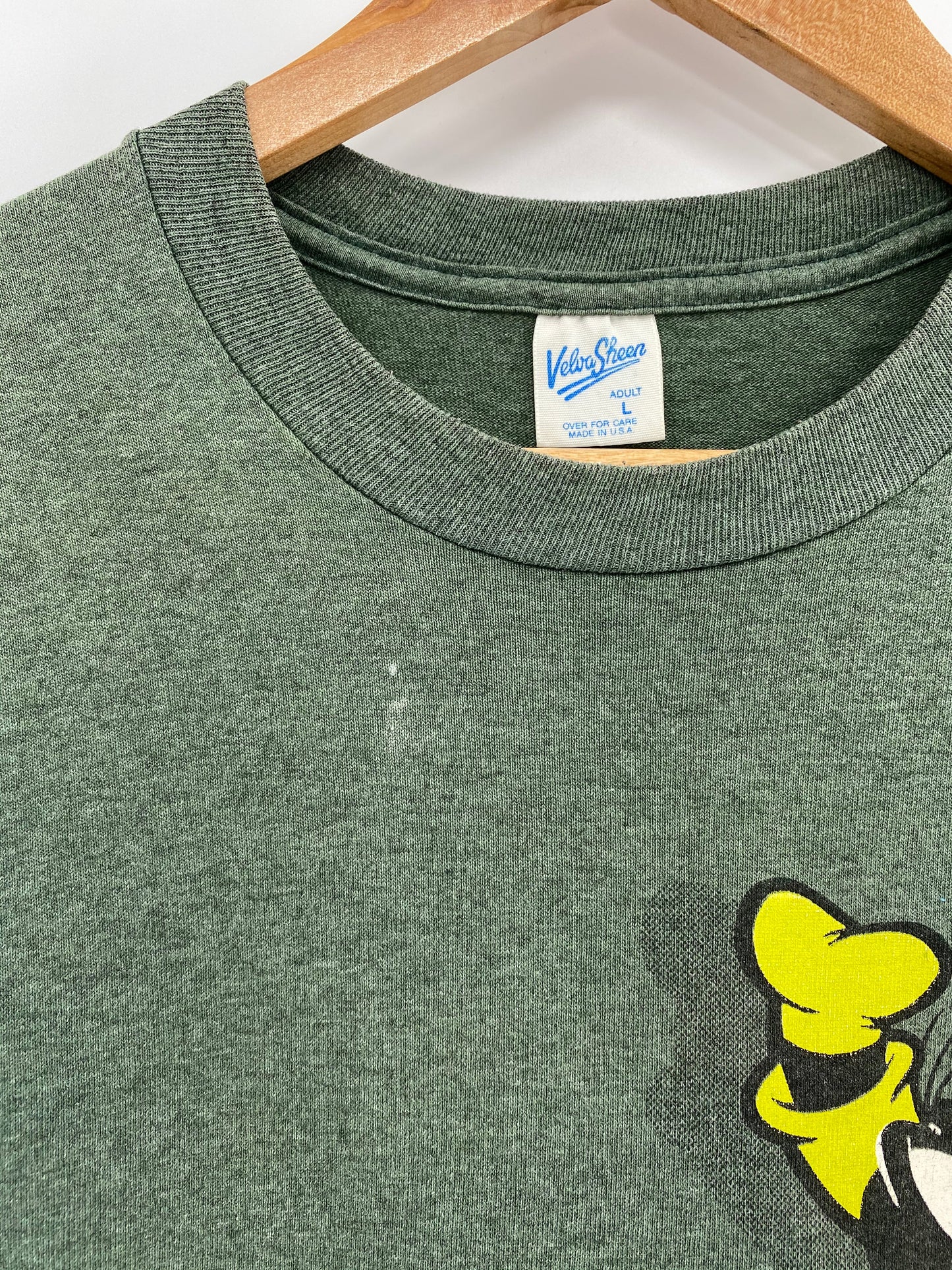 80’s DISNEY GOOFY Made in USA Size L Vintage T-Shirt / K6878