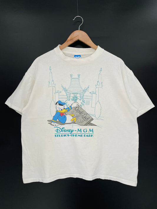 90’s DISNEY DONALD Made in USA Size L-XL Vintage T-Shirts / 9708