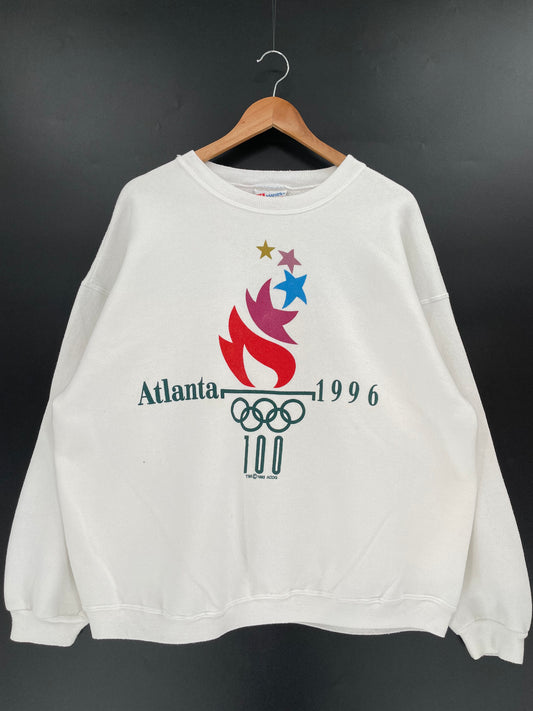 1996 ATALANTA OLYMPICS Made in USA Size XL Vintage Sweat-Shirt  / K1300