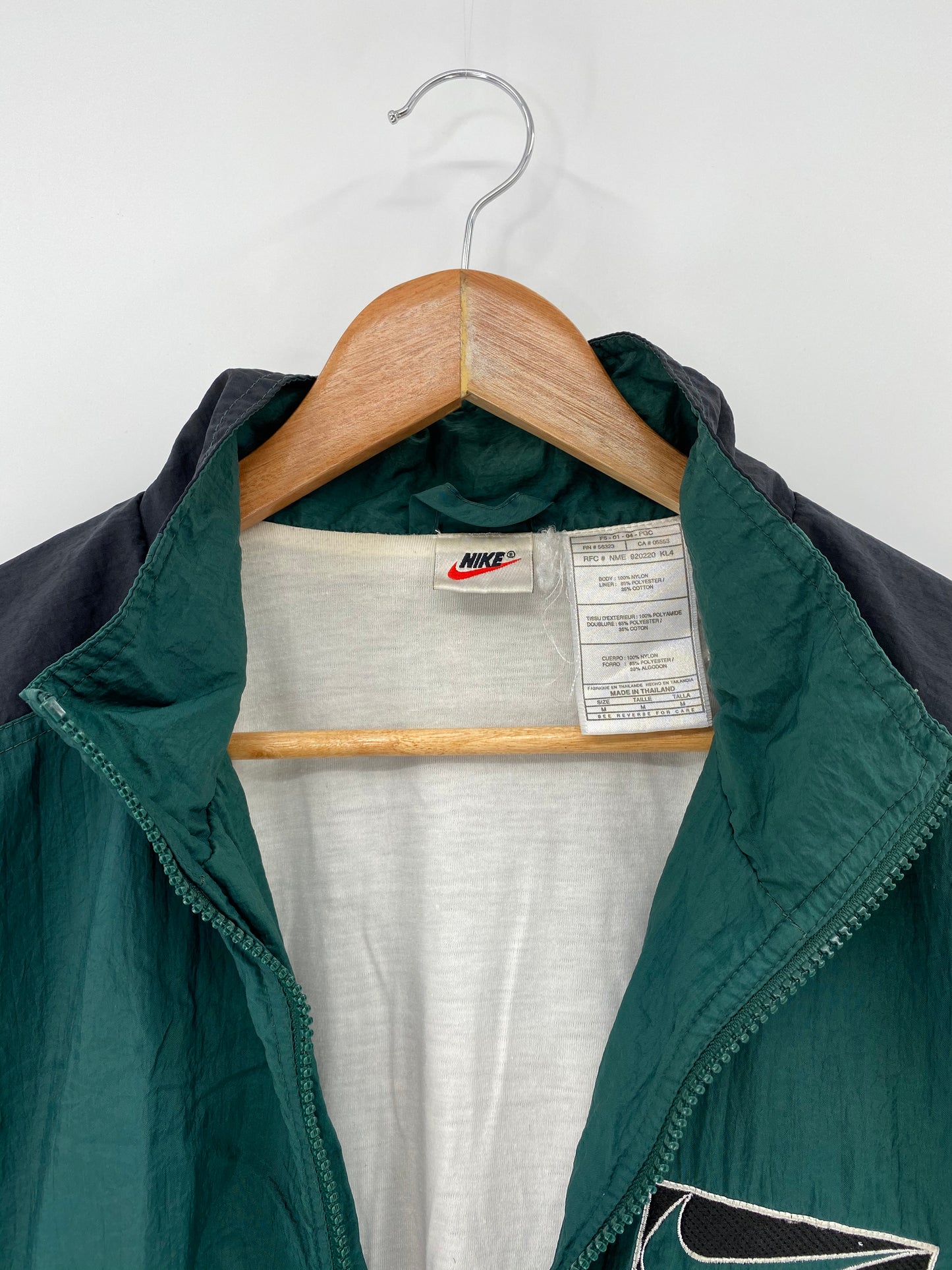 90’s NIKE AIR Size M Vintage Nylon Jacket  / 9100