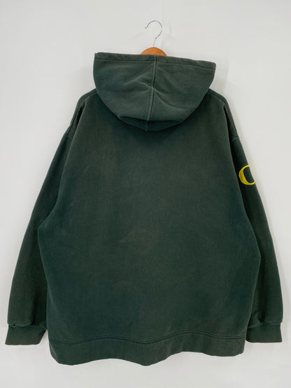 00' NIKE OREGON DUCKS Size XXL Vintage College Hoodie Sweat-Shirt / K4054