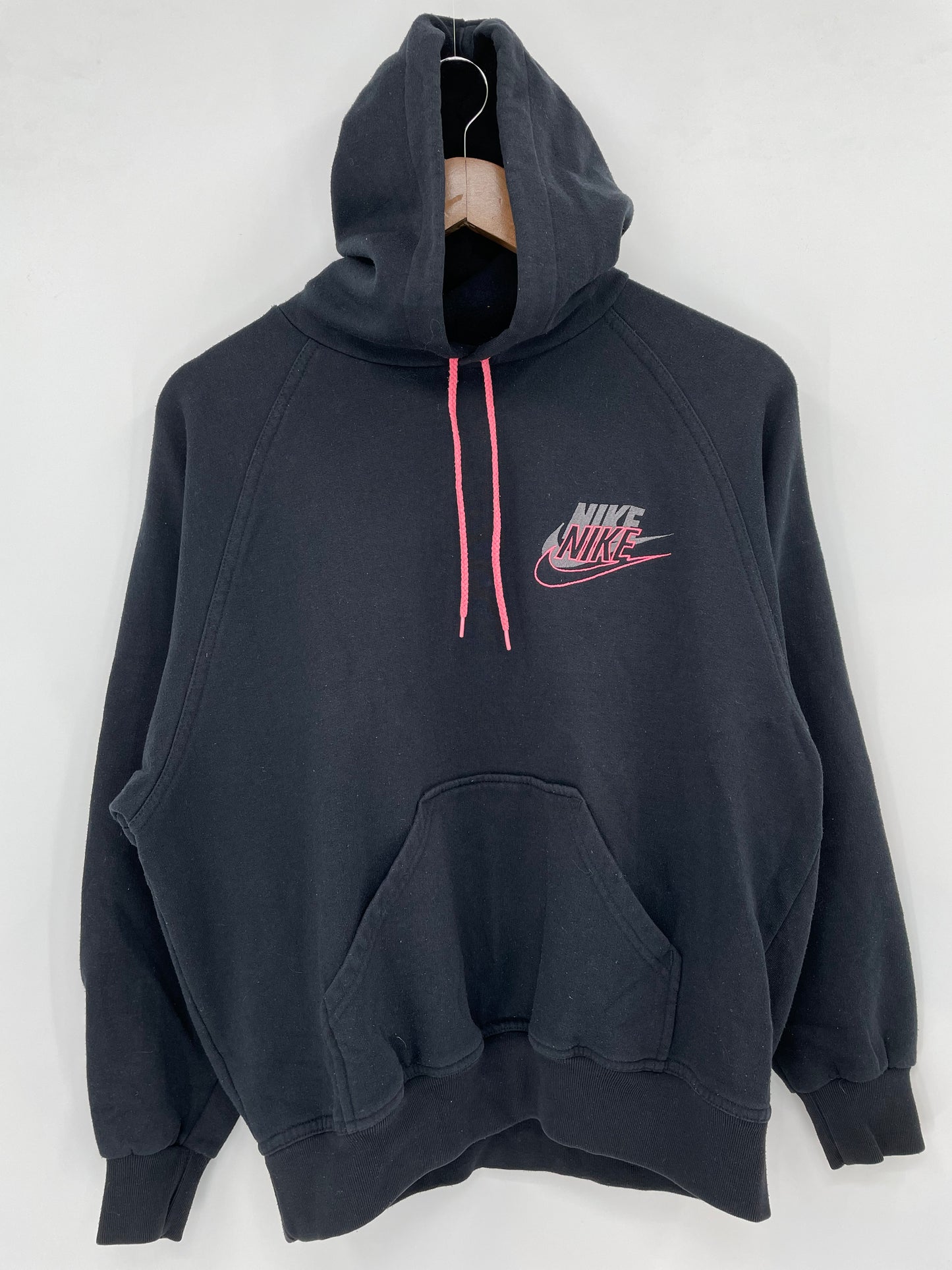 90's NIKE SWOOSH Silver Tag Size M Vintage Hoodie Sweat-shirt / K3031