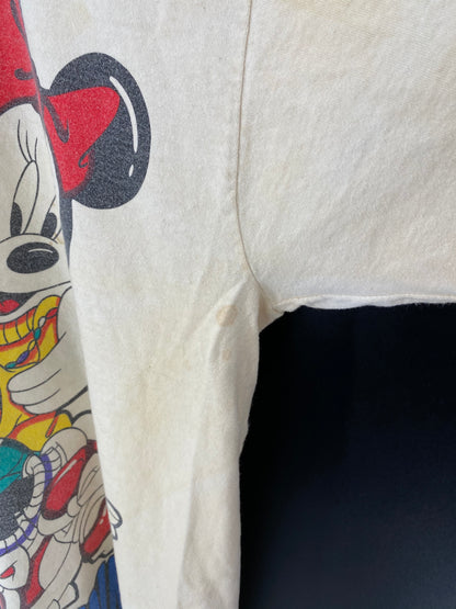 90’s DISNEY MICKEY AND MINNIE Made in USA Size One Size (Approx.L) Vintage T-Shirt / 9091