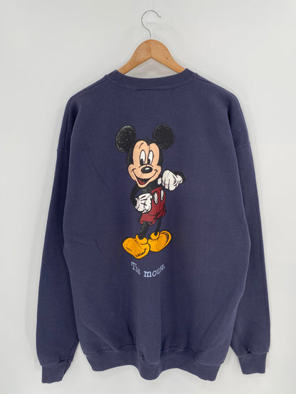 90’s DISNEY MICKEY Made in USA Size XXL Vintage Sweat-shirt / K8703