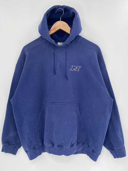 90’s NIKE LOGO Made in USA Size L Vintage Hoodie Sweat-shirt / 9576