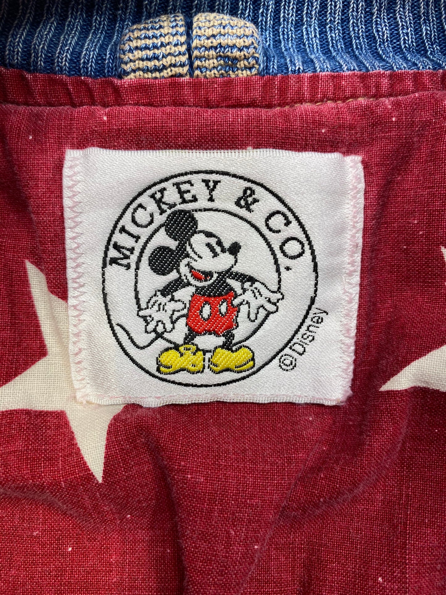 90’s Disney RODEO Mickey Size Approx.L-XL Vintage Jacket / 5655