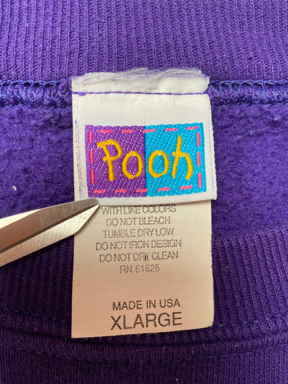 90’s DISNEY POOH Made in USA Size XL Vintage Sweat-shirt / 9210