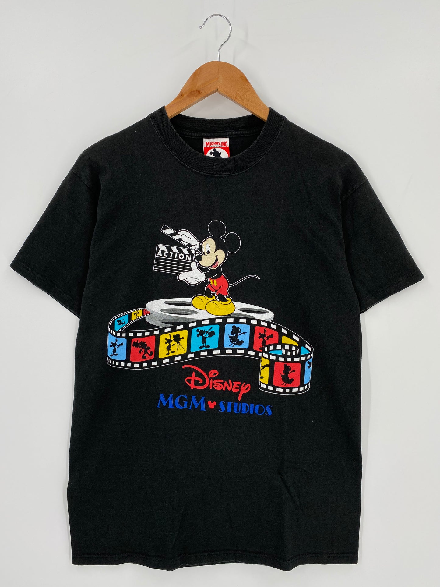 90’s DISNEY MICKEY MGM STUDIOS Made in USA Size M Vintage T-Shirt / 9797
