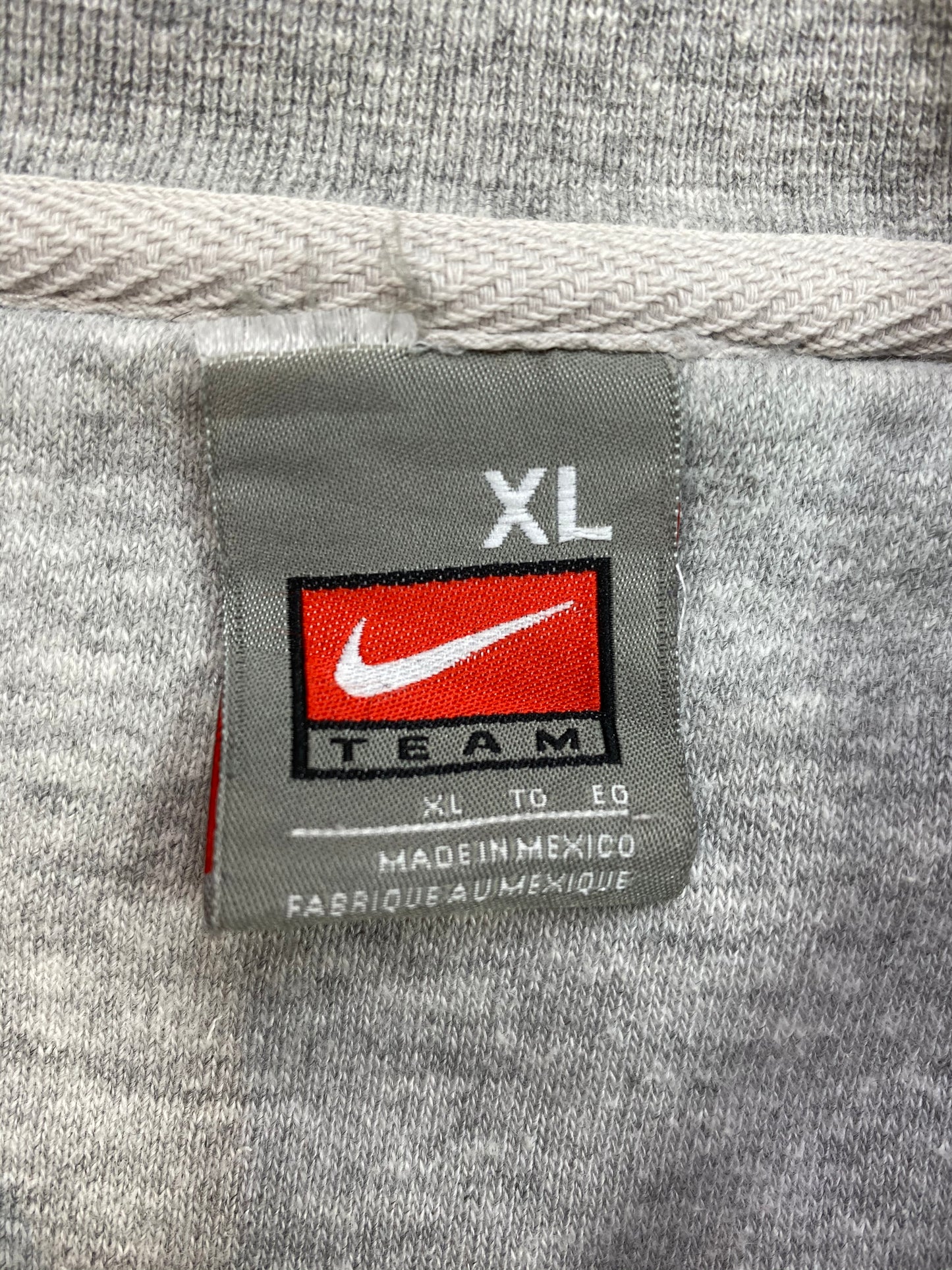 90’s NIKE ILLINOIS Size XL Vintage Hoodie Sweat-Shirt / 5398