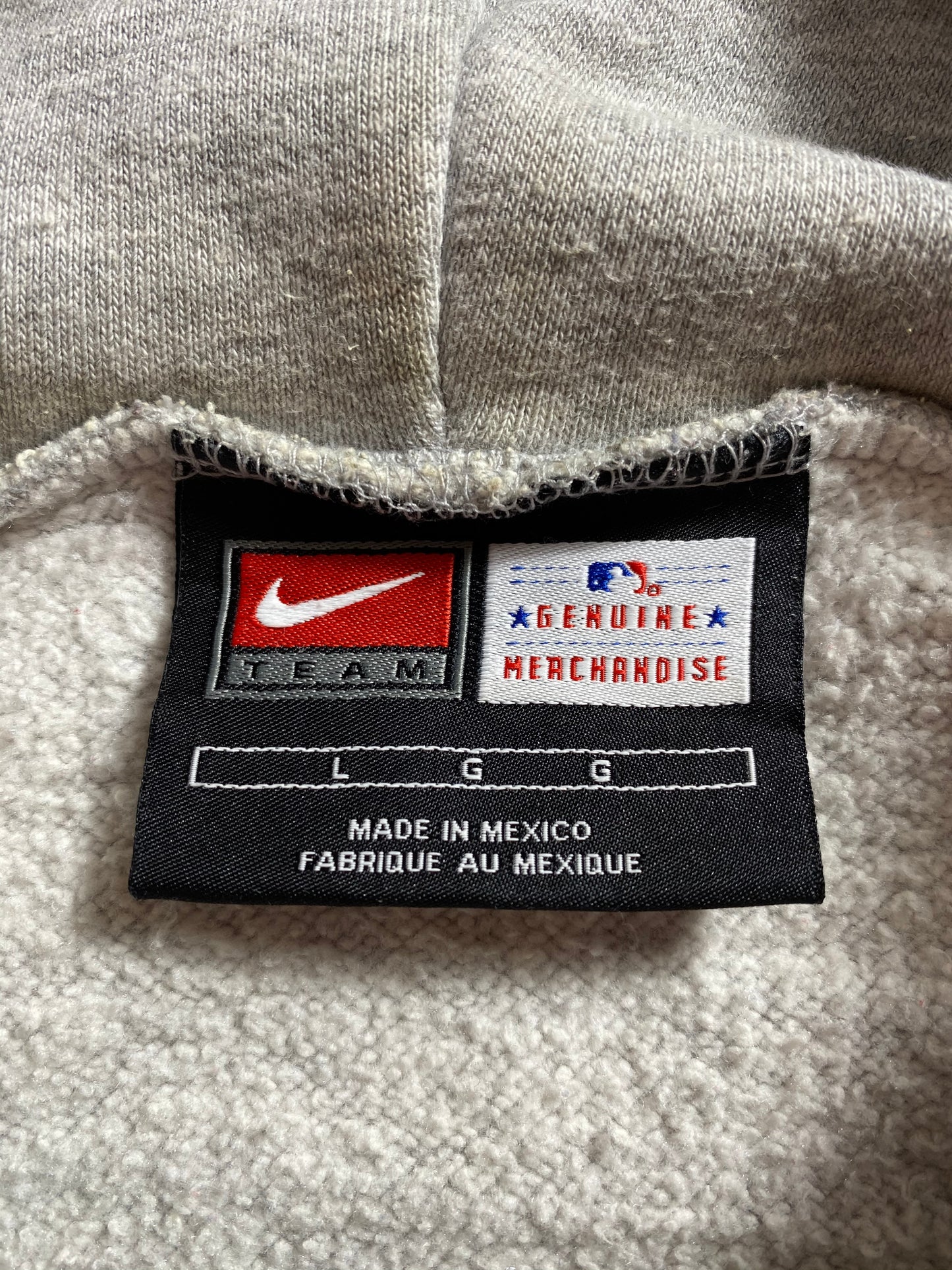 00' NIKE CHICAGO WHITE SOX Size L Vintage NBA Hoodie Sweat-Shirt / 8839