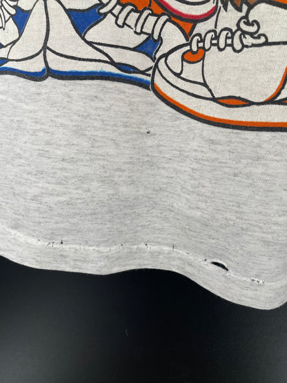 1993 LOONEY TUNES Made in USA Size XL Vintage T-Shirts / K3217