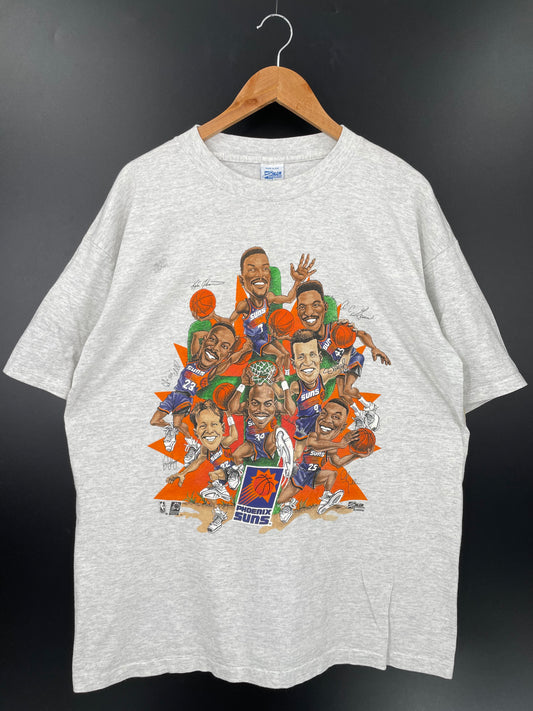 90s’ PHONIX SUNS Made in USA Size L NBA Vintage NBA T- Shirt / K2904