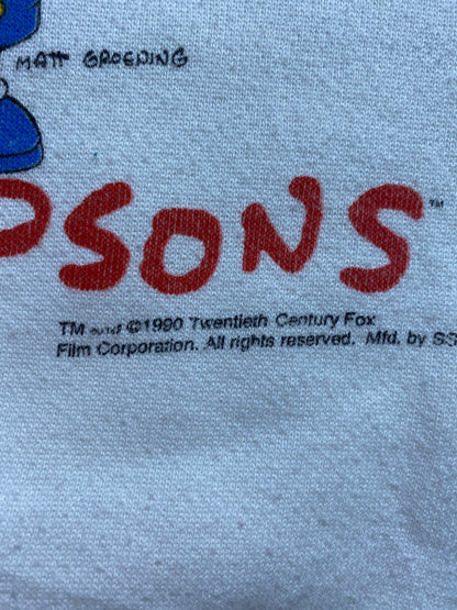 1990 The Simpsons Made in USA Size M Vintage Sweat-shirt / 6579