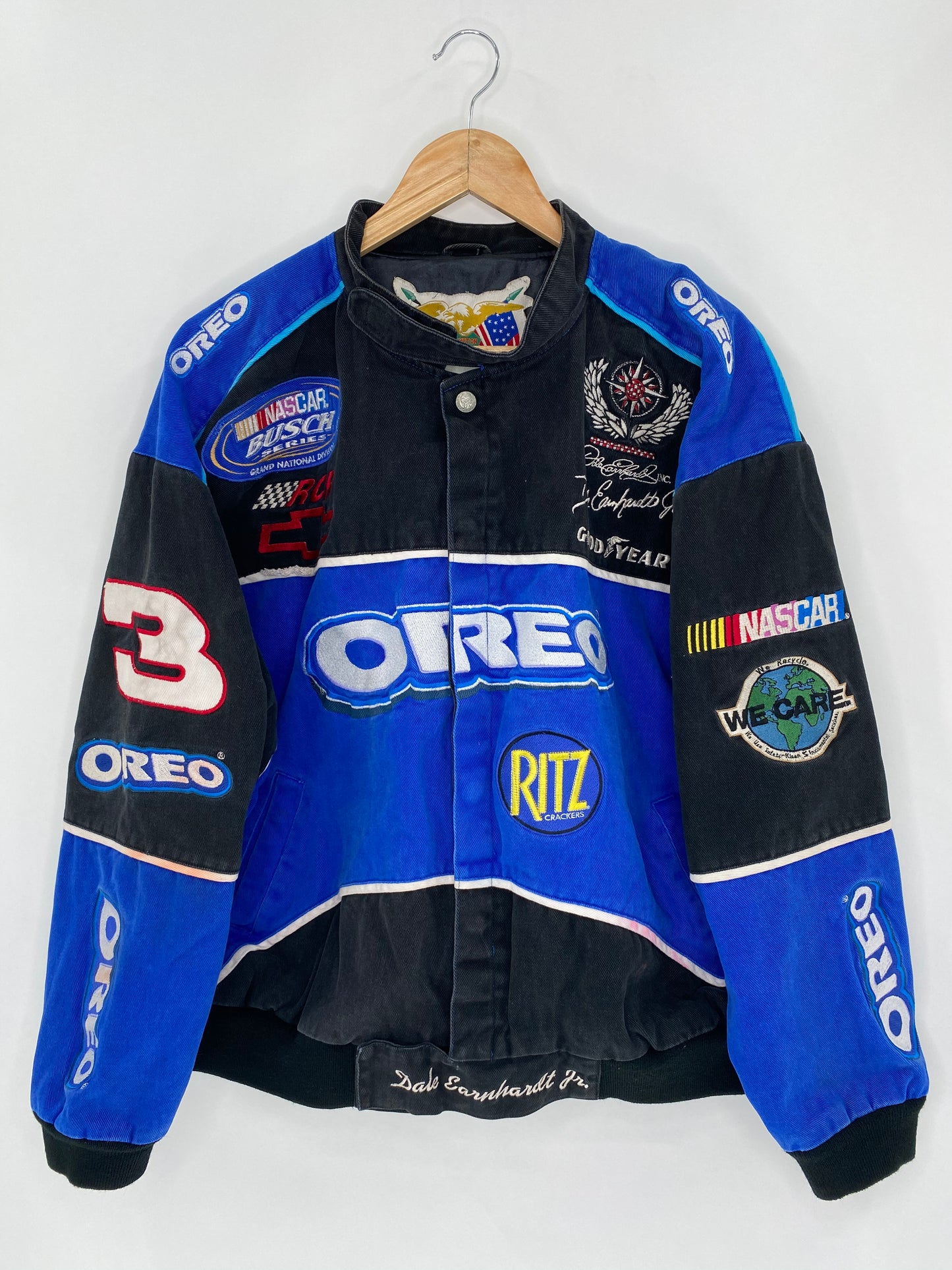 Vintage NASCAR OREO Size Approx.XL Racing Jacket / 5598