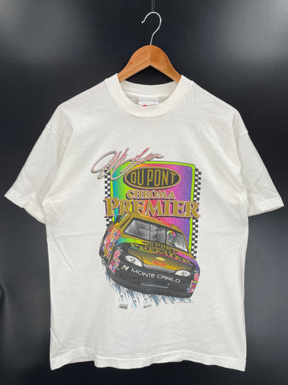 1997 NASCAR DU PONT CHROMA PREMIER RACING Size L Vintage Racing T-shirt / A5823