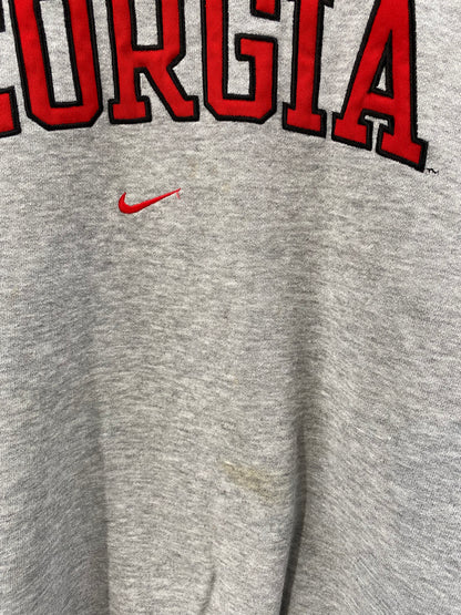 00' NIKE GEORGIA Size L Vintage College Sweat-Shirt / K3346