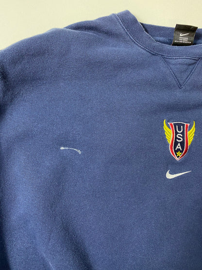 90’s NIKE USA TRUCK&FEILD Size XL Vintage Sweat-shirt / 6613