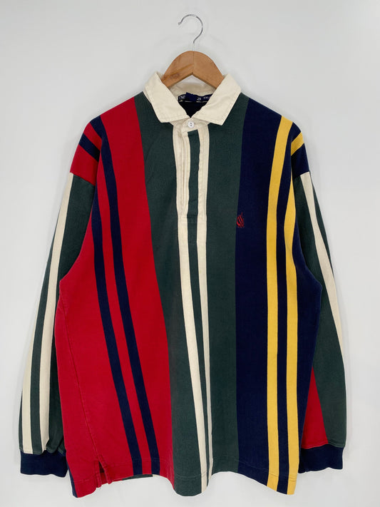 90's NAUTICA Size XXL Vintage Rugby-Shirt / K7351