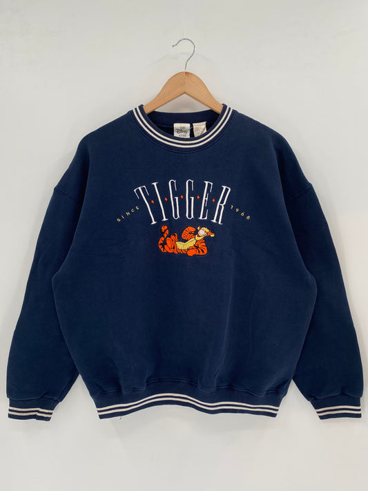 00' DISNEY TIGGER Size M Vintage Sweat-shirt / K2204