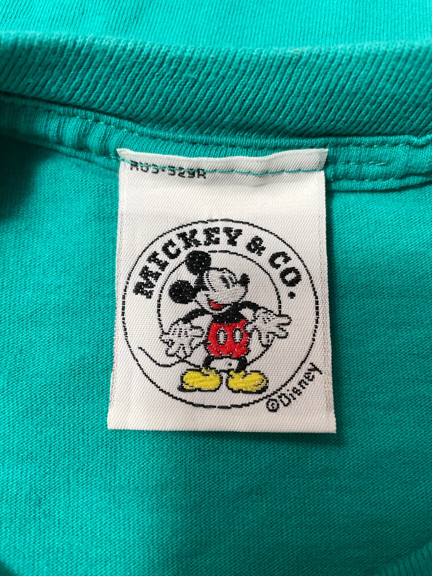 90's DISNEY MICKEY Size No tag (Approx.XL) Vintage T-Shirt / A5105