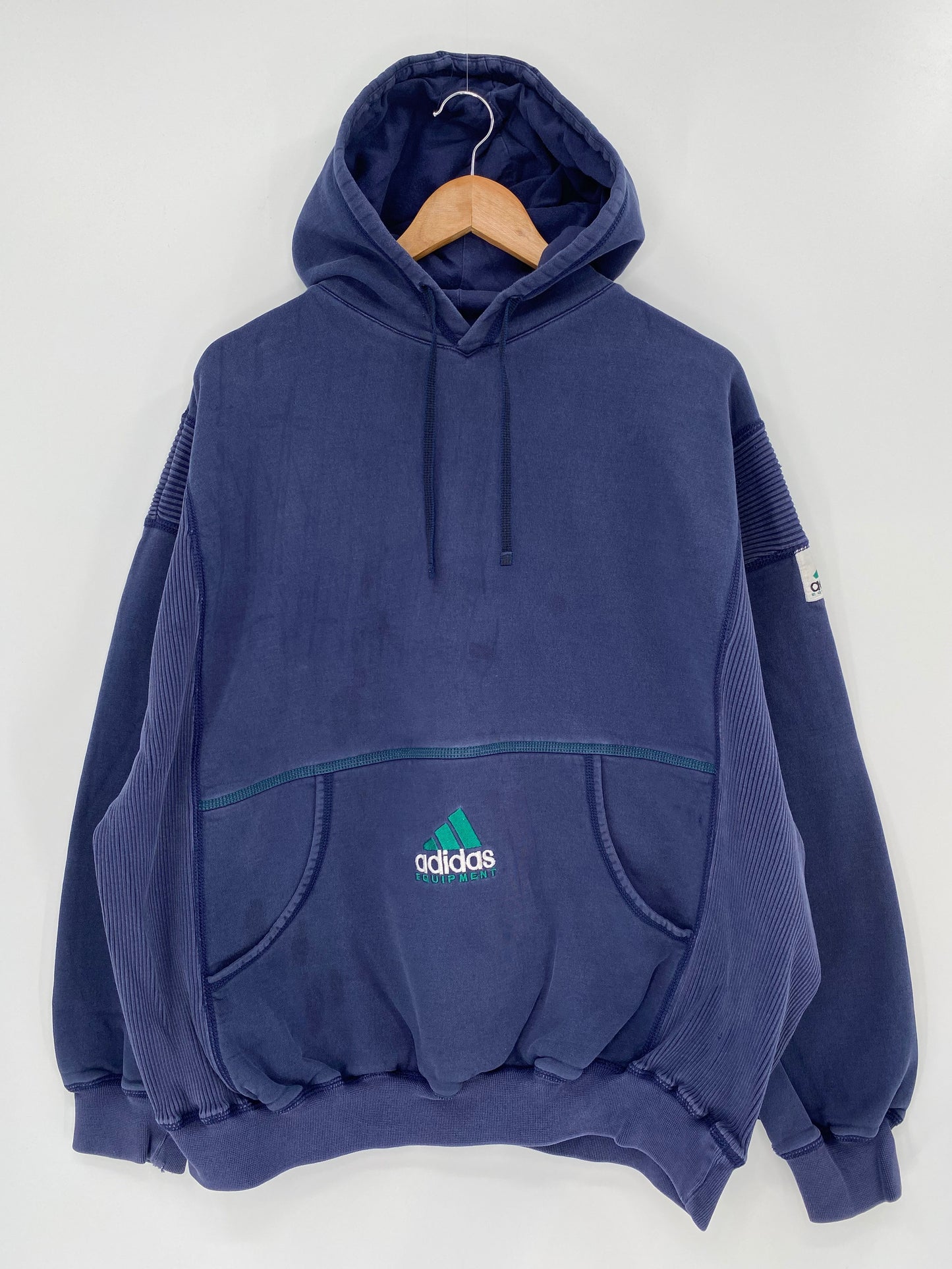 90’s ADIDAS EQUIPMENT Size XL Vintage Hoodie Sweat-Shirt / E1273S