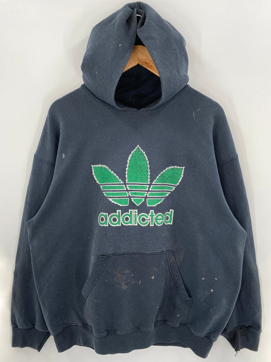 Vintage addicted ADIDAS Parody Size No tag(Approx.XL) Hoodie Sweat-shirt / K3303