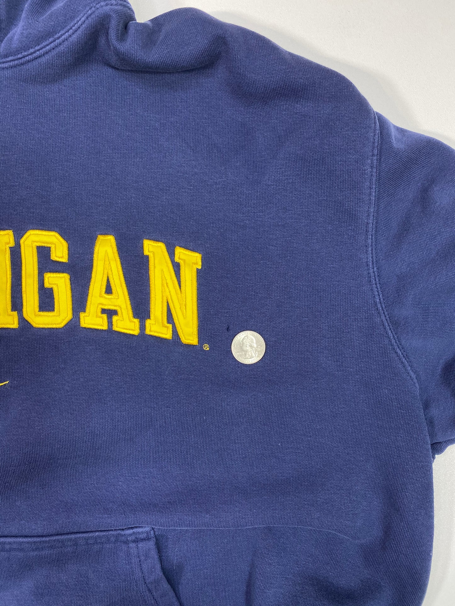 90’s NIKE Michigan Vintage Hoodie Sweat-Shirt / 4739