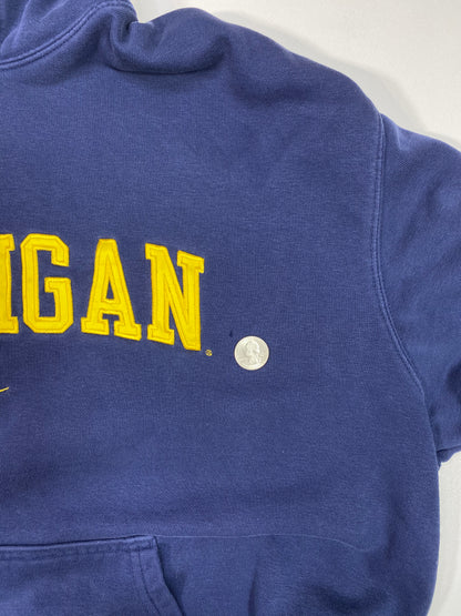 90’s NIKE Michigan Vintage Hoodie Sweat-Shirt / 4739