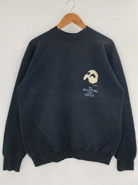 1986' THE PHANTOM OF THE OPERA Made in USA Size XL Vintage Sweat-Shirt / K4011