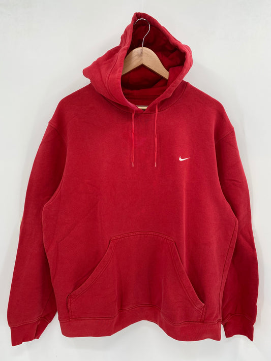 00' NIKE MINI SWOOSH Size L Vintage Hoodie Sweat shirt / K3719