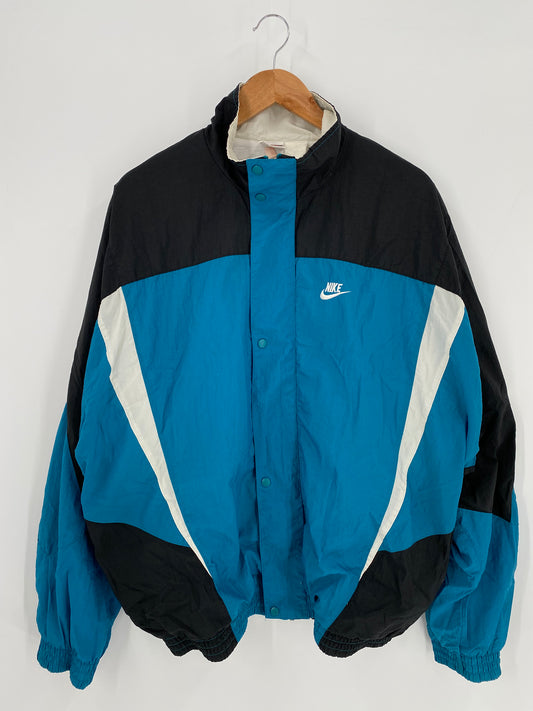 90’s NIKE SILVER TAG Approx. Size XL Vintage Nylon Jacket / K637
