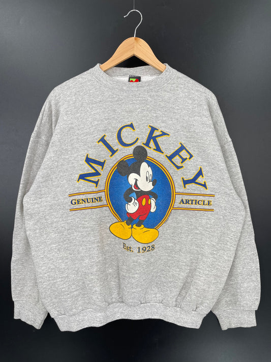 90’s DISNEY MICKEY Made in USA Size XL Vintage Sweat-shirt / A4341