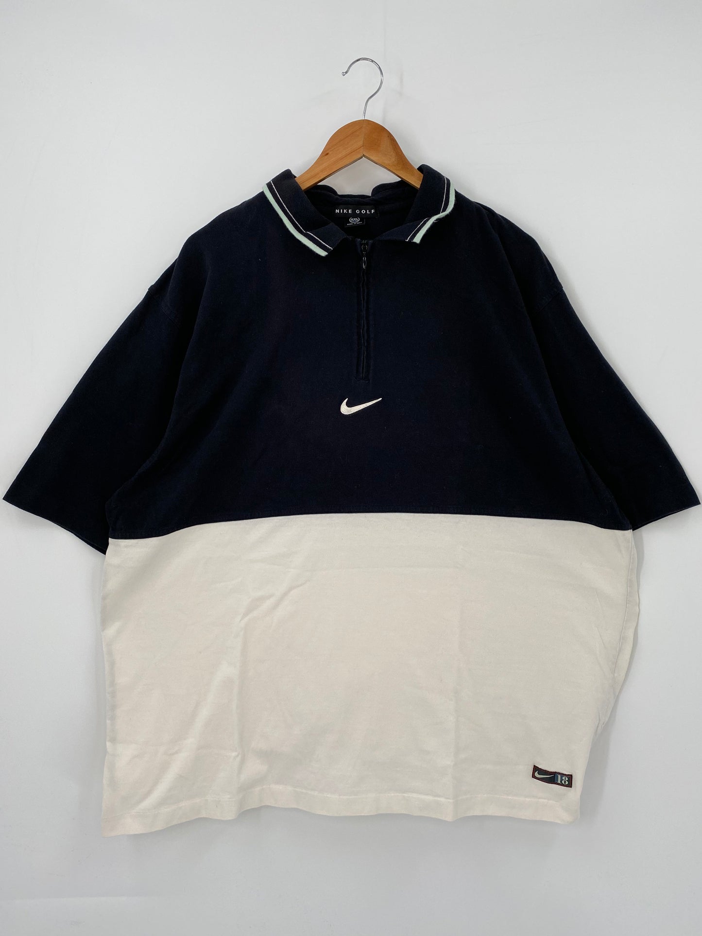 00' NIKE GOLF Size XXL Vintage Half Zip Up T-shirt / A6601