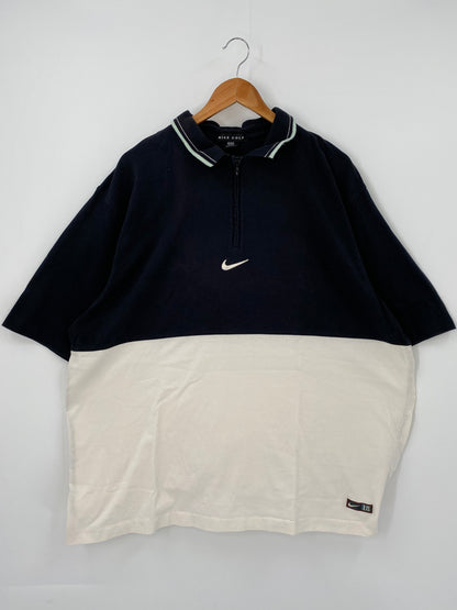 00' NIKE GOLF Size XXL Vintage Half Zip Up T-shirt / A6601